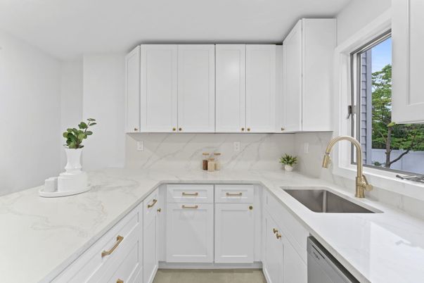Interior, Kitchen, Marble Walls