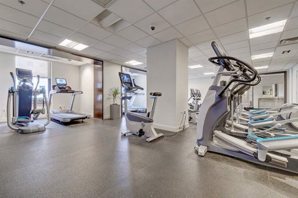 Fitness Equipment, Gym, Interior, Recessed Lighting