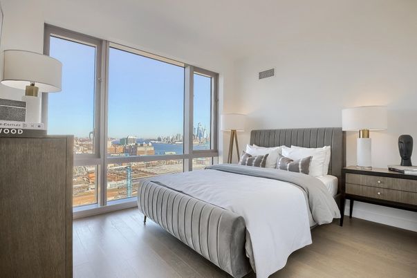 Bedroom, Interior, Water, Wood Texture Flooring