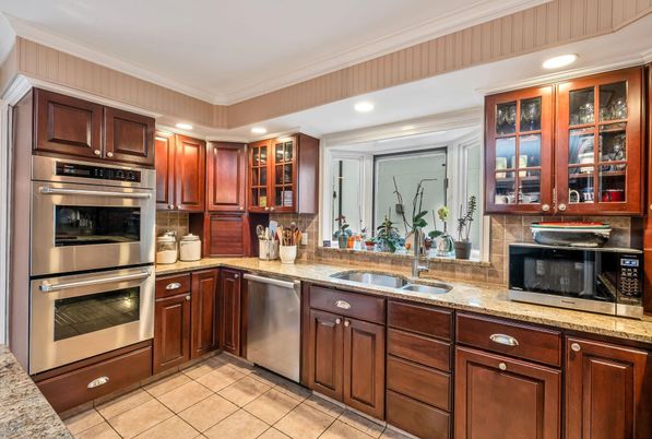 Interior, Kitchen, Recessed Lighting, Stainless Steel Appliances