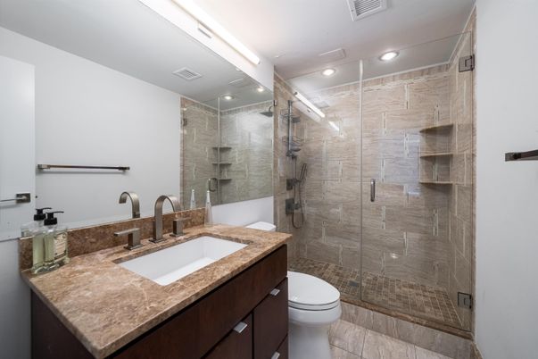 Bathroom, Glass Shower, Interior