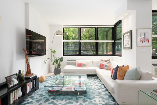 Interior, Living room, Recessed Lighting