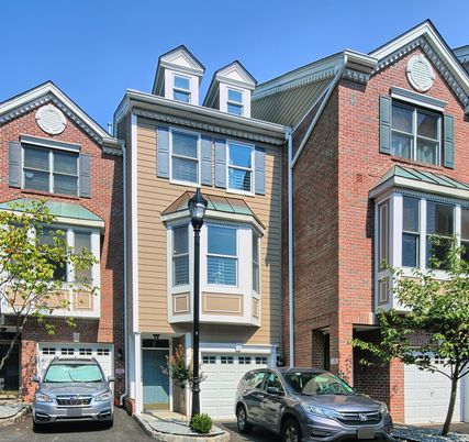 Attached, Exterior, Facade, Brick Facade, Rowhouse