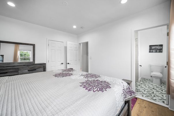 Bathroom, Bedroom, Interior, Recessed Lighting, Wood Texture Flooring