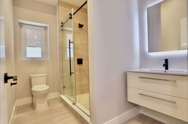 Bathroom, Glass Shower, Interior