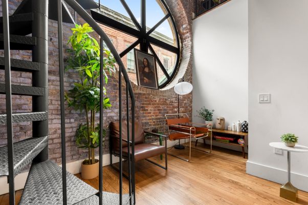 Interior, Stone Walls, Wood Texture Flooring