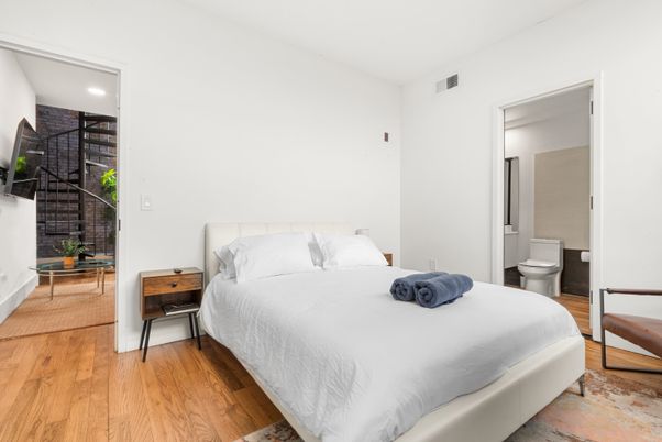 Bathroom, Bedroom, Interior, Recessed Lighting, Wood Texture Flooring