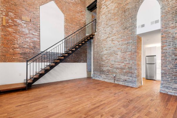 Interior, Stone Walls, Wood Texture Flooring