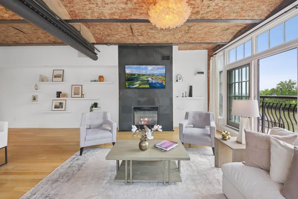 Chandelier, Fireplace, Interior, Living room, Wood Texture Flooring