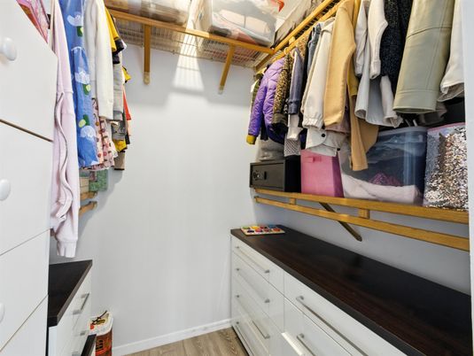 Interior, Walk-in Closets, Wood Texture Flooring