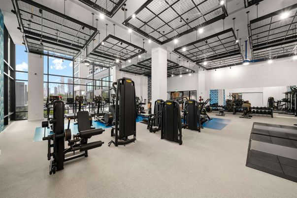 Fitness Equipment, Gym, Interior
