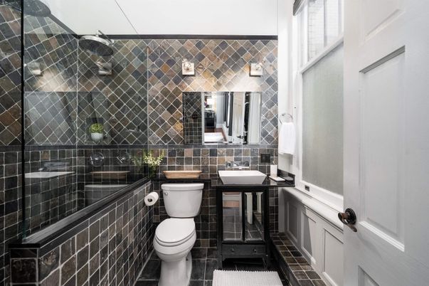 Bathroom, Glass Shower, Interior