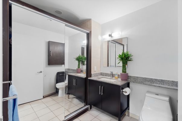 Bathroom, Dual Sink Vanities, Glass Shower, Interior