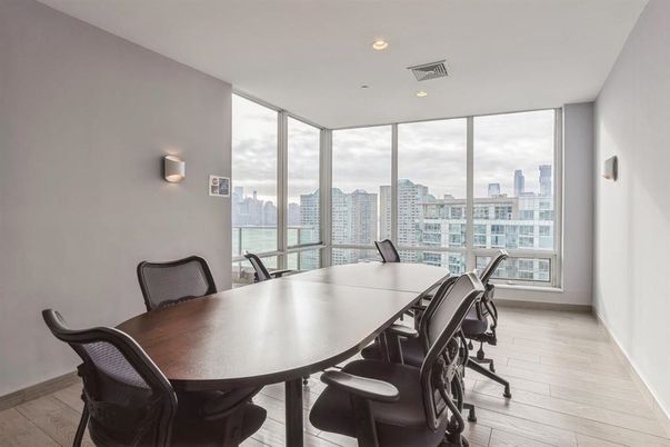 Dining room, Interior, Recessed Lighting, Water, Wood Texture Flooring