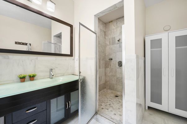 Bathroom, Glass Shower, Interior