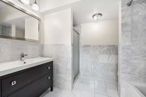 Bathroom, Interior, Marble Walls