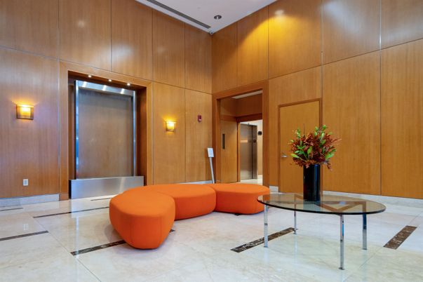 Elevator, Interior, Wooden Walls