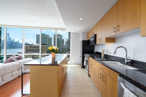 Interior, Kitchen, Recessed Lighting, Stainless Steel Appliances, Water