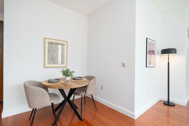 Dining room, Interior, Wood Texture Flooring