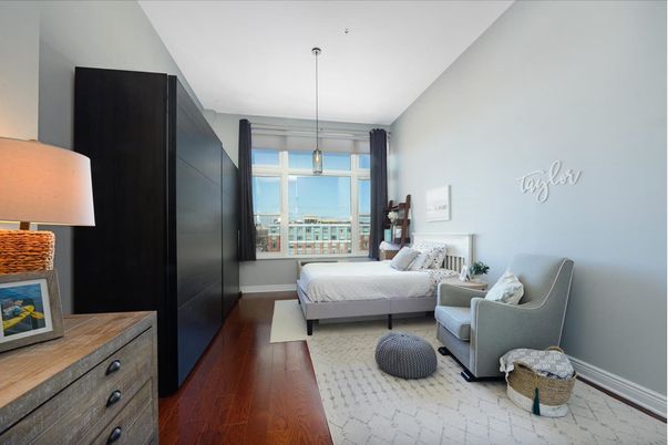 Bedroom, Interior, Living room, Pendant Lights, Wood Texture Flooring