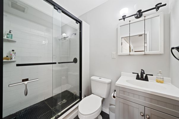 Bathroom, Glass Shower, Interior