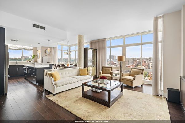 Dining room, Interior, Kitchen, Living room, Pendant Lights, Wood Texture Flooring