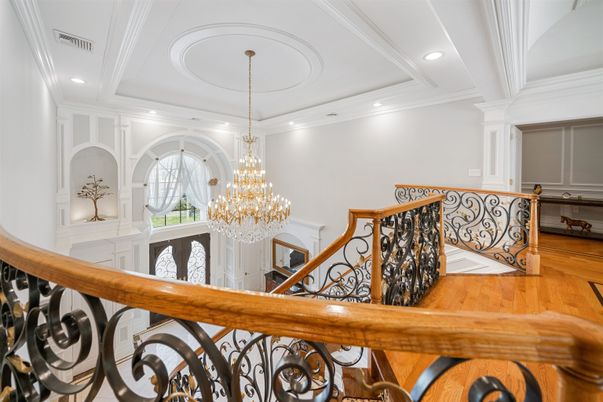 Chandelier, Interior, Recessed Lighting, Wood Texture Flooring