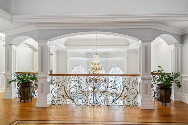 Chandelier, Interior, Recessed Lighting, Wood Texture Flooring