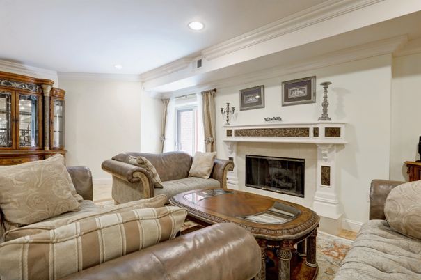 Fireplace, Interior, Living room, Recessed Lighting