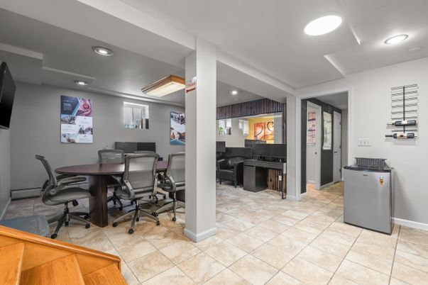 Home Office, Interior, Recessed Lighting
