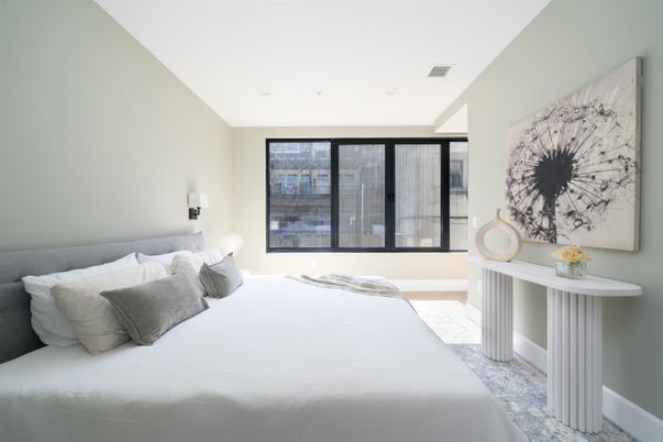 Bedroom, Interior, Recessed Lighting