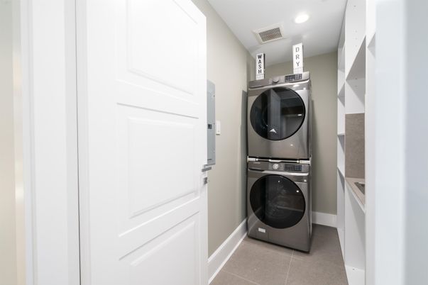 Interior, Recessed Lighting, Utility Closets, Washer