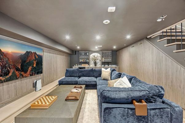 Interior, Living room, Recessed Lighting