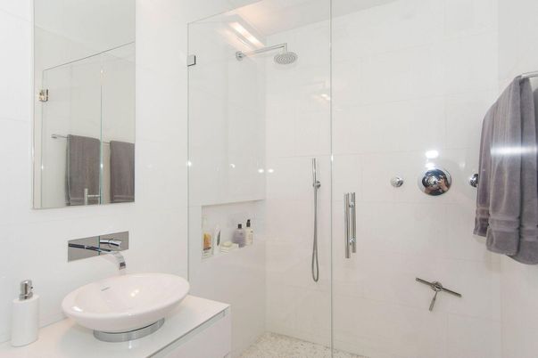 Bathroom, Glass Shower, Interior