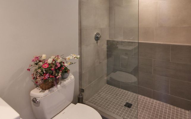 Bathroom, Glass Shower, Interior