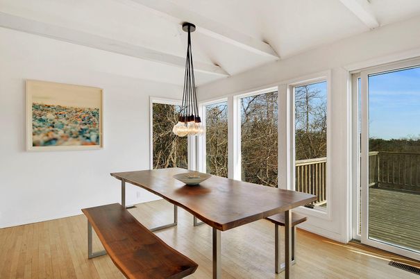Chandelier, Dining room, Interior, Pendant Lights, Wood Texture Flooring