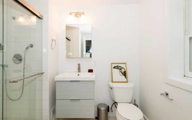 Bathroom, Glass Shower, Interior
