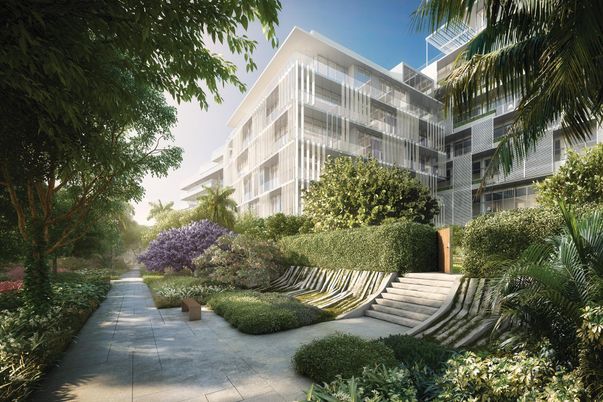 Exterior, Facade, Condo Building