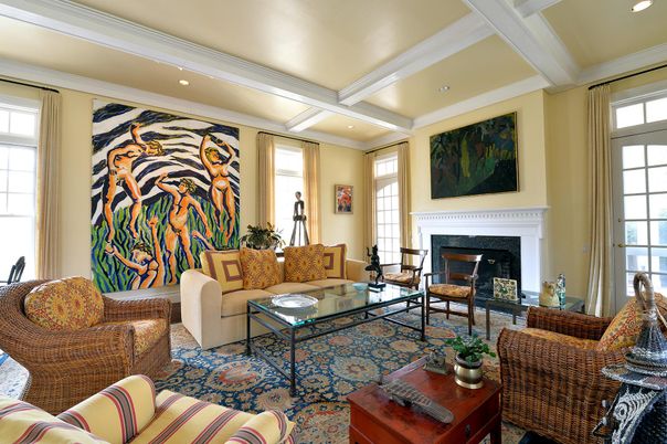 Fireplace, Interior, Living room, Recessed Lighting