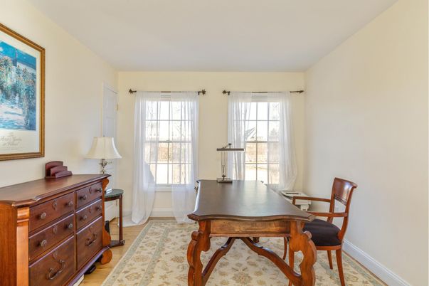 Home Office, Interior, Wood Texture Flooring