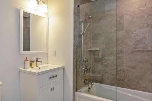 Bathroom, Glass Shower, Interior