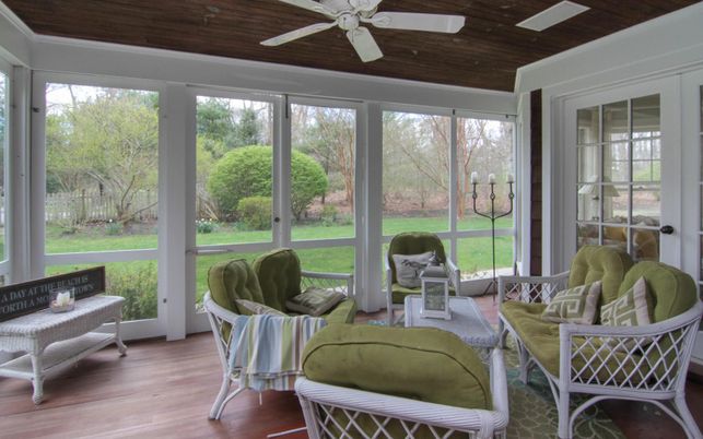 Interior, Sun Room, Wooden Ceilings, Wood Texture Flooring