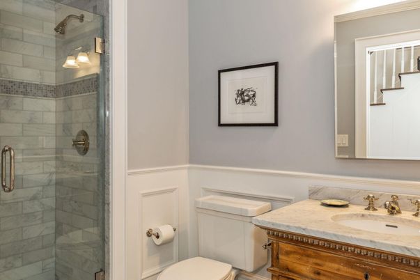 Bathroom, Glass Shower, Interior