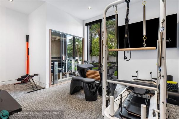 Fitness Equipment, Interior, Recessed Lighting