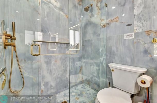 Bathroom, Glass Shower, Interior