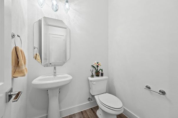Bathroom, Interior, Wood Texture Flooring