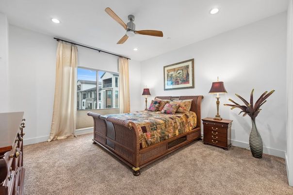 Bedroom, Interior, Recessed Lighting