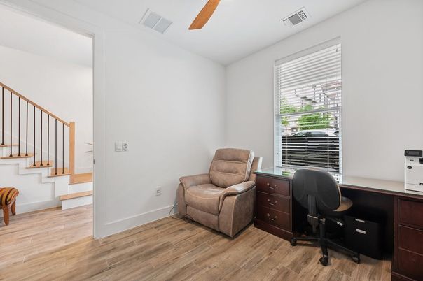 Home Office, Interior, Wood Texture Flooring