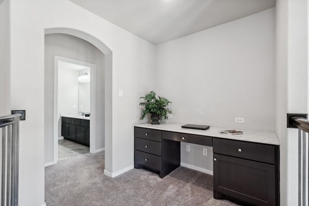 Home Office, Interior, Recessed Lighting