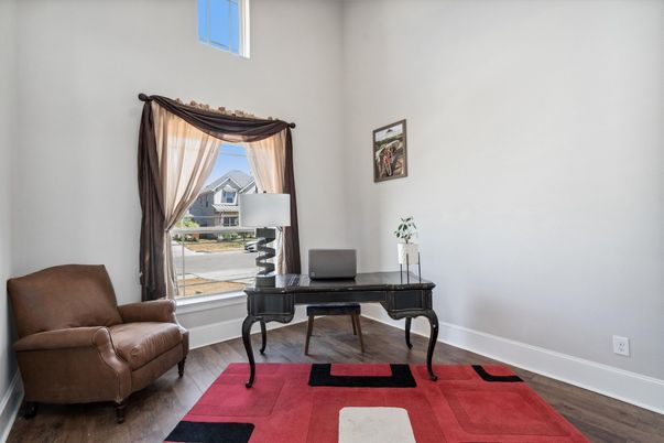 Home Office, Interior, Wood Texture Flooring